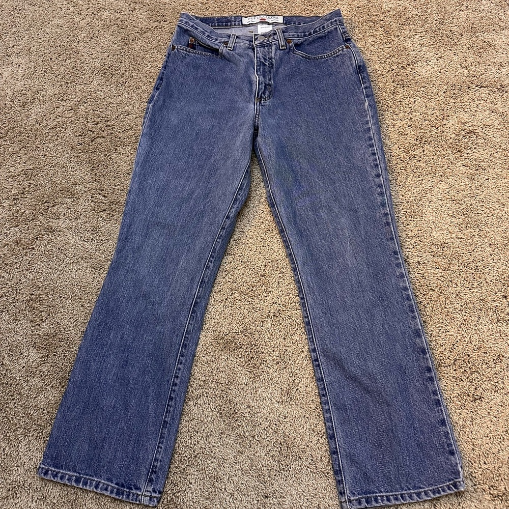 Men’s Guess low waist bootleg jeans